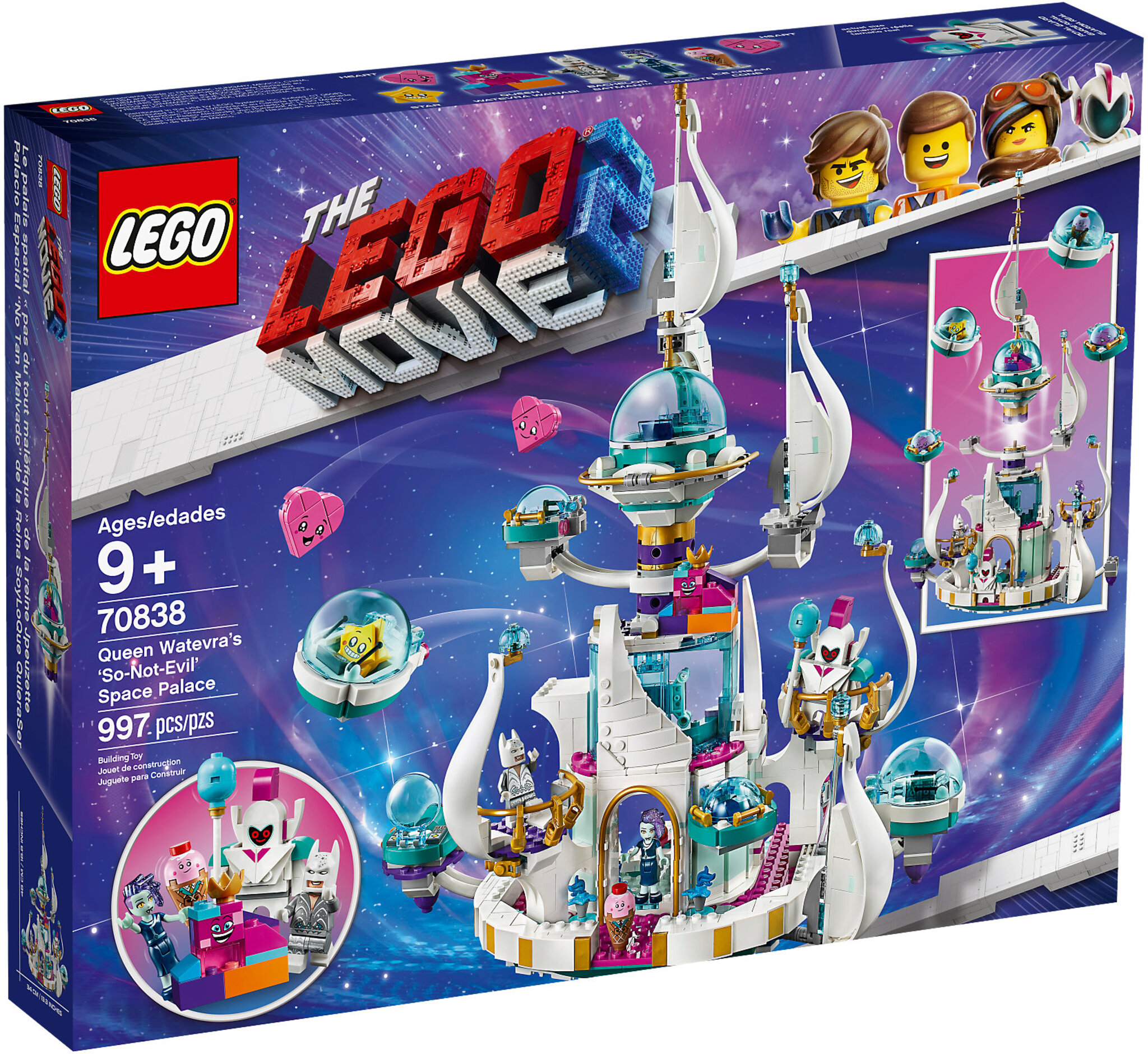 LEGO 70838 THE LEGO® MOVIE 2™ - Queen Watevra's ‘So-Not-Evil' Space Palace
