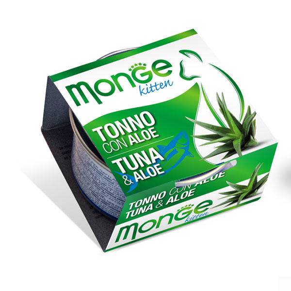 (6罐起@$13.5) Monge Fruits 水果系列 - 吞拿魚蘆薈 (幼貓) 80g