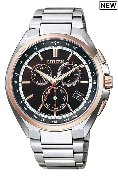 萬年鐘錶 - Citizen 星辰錶  桜の勇者 日本橄欖球隊 限定錶款   世界時間 電波對時  鈦金屬男錶   CB5044-62E 錶徑41.5MM