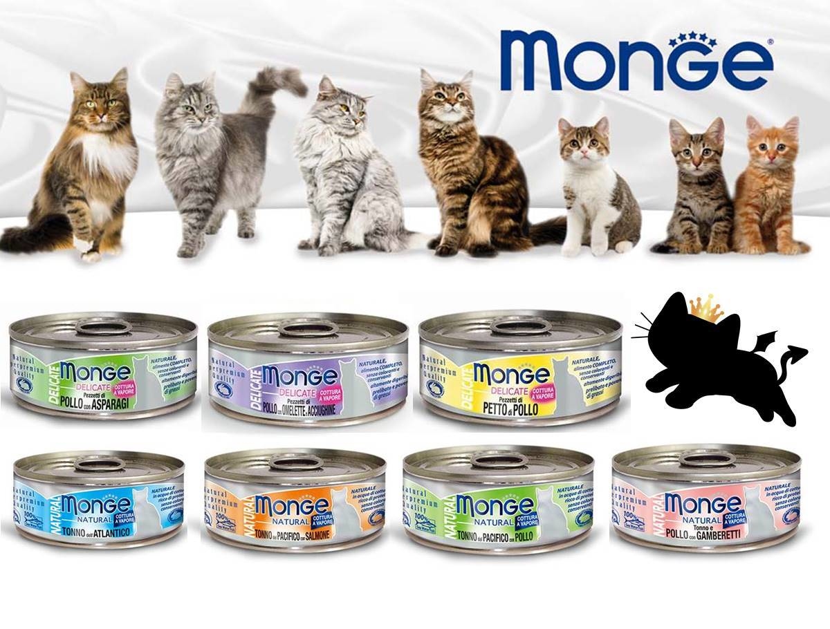 (混款24罐) Monge Natural 野生海魚系列 + Delicate 主食罐系列 (不設指定口味)