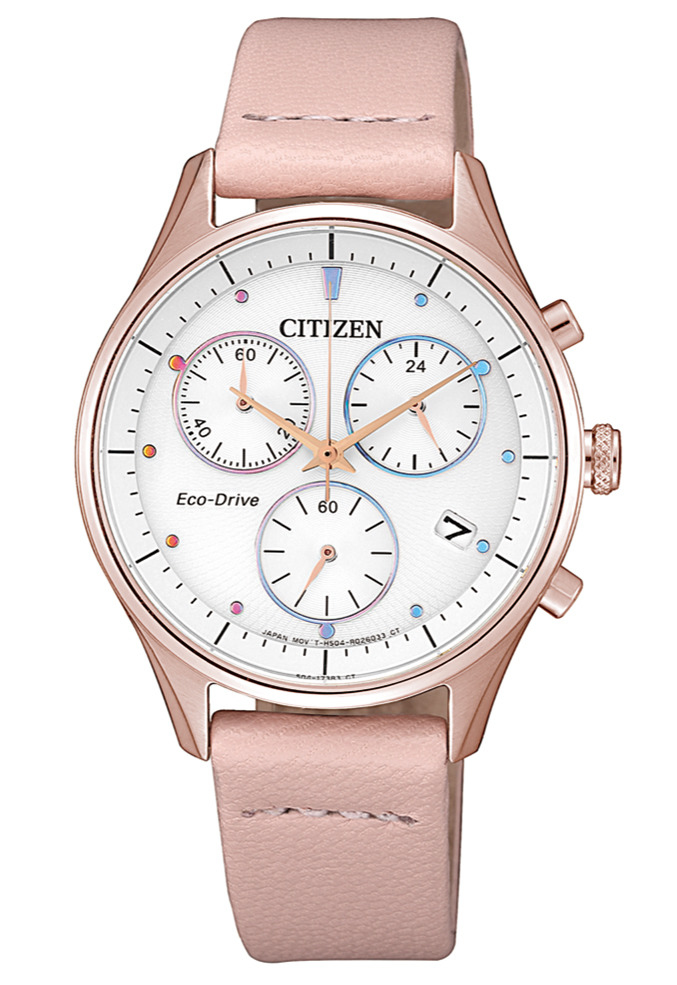 萬年鐘錶 - Citizen 星辰錶  光動能女錶  FB1443-08A  錶徑32MM