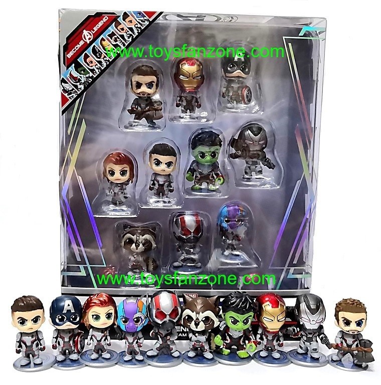 Cosbaby Hot Toys COSB551 Avengers: Endgame Hulk Team Suit Bobble-Head S