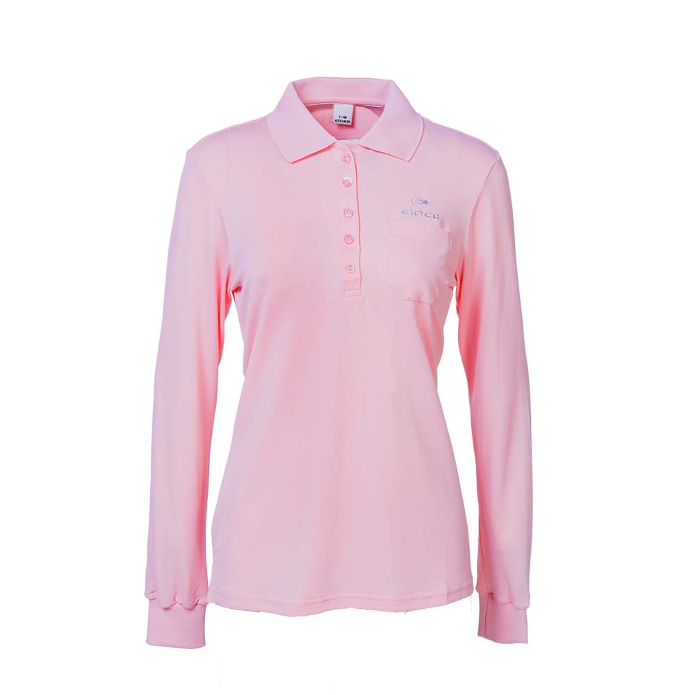 【EIDER】女多功能排汗透氣長袖POLO衫 / 8EIV2832