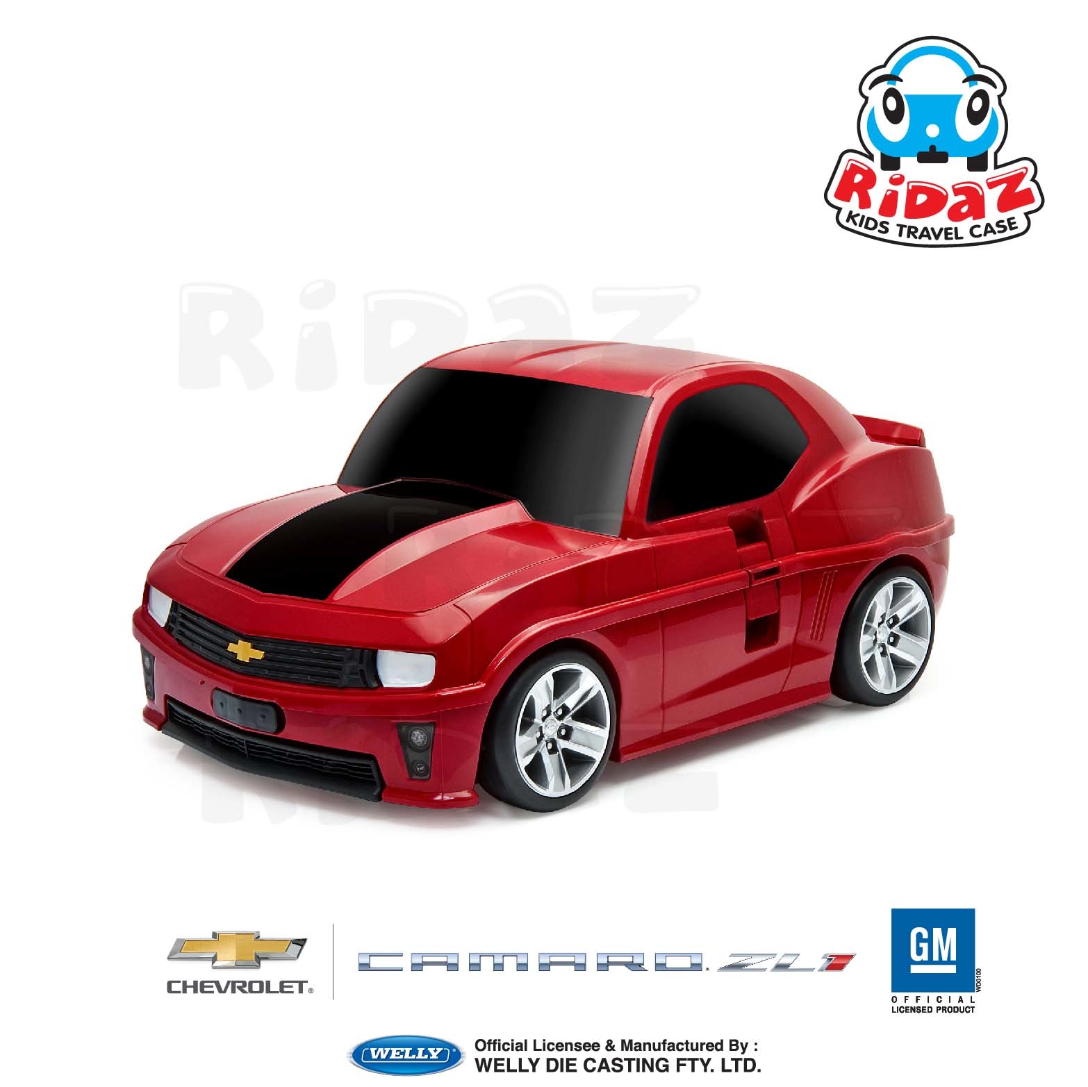 雪佛蘭汽車兒童行李箱-91001-紅色