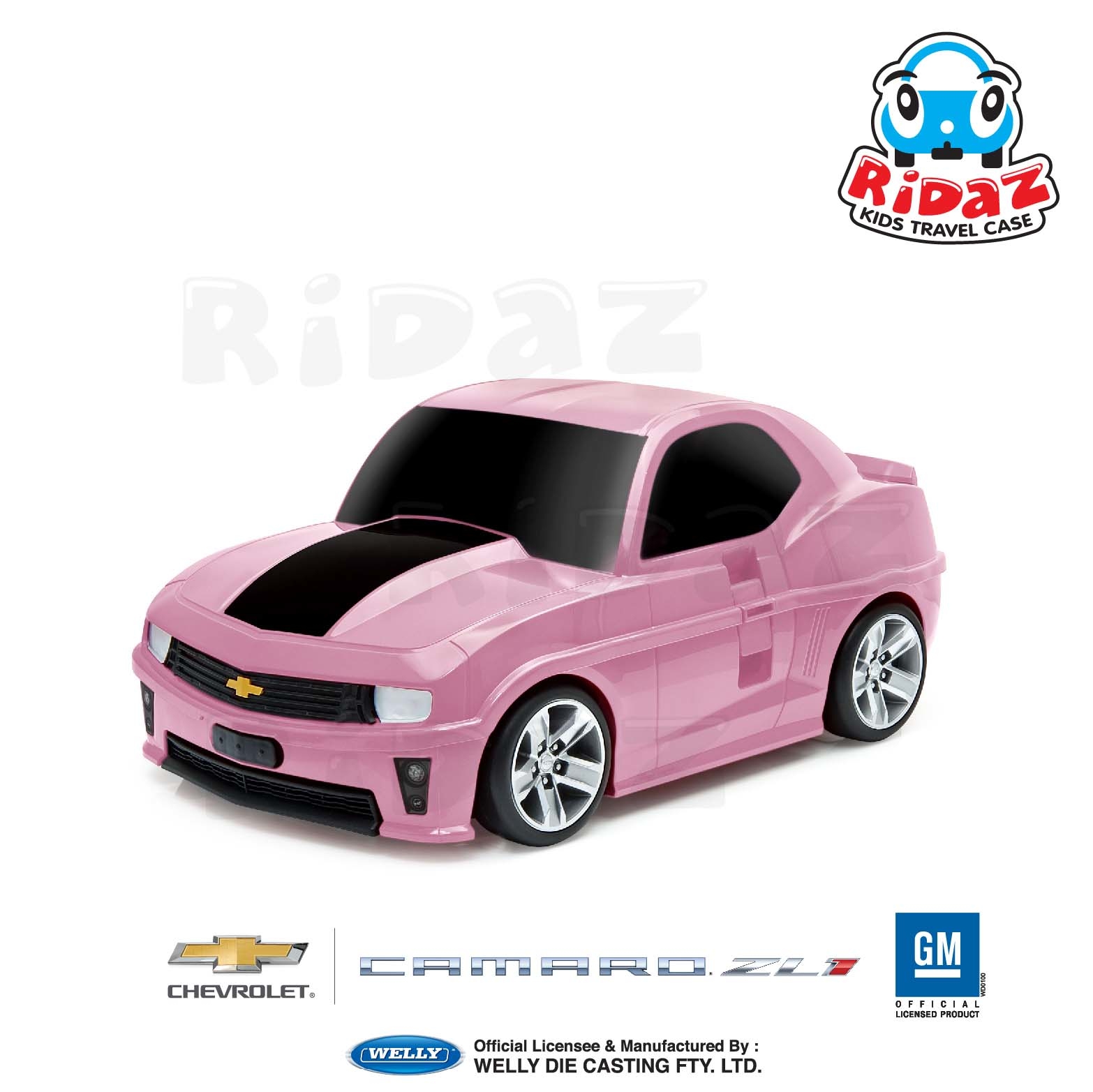 雪佛蘭汽車兒童行李箱-91001-粉色