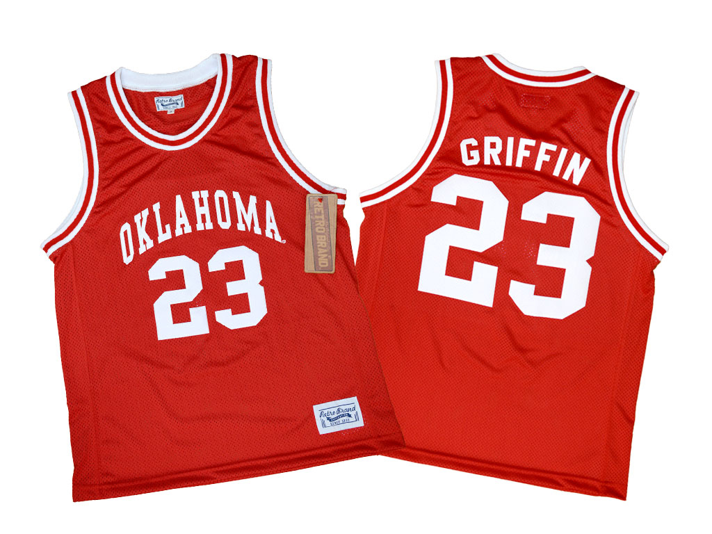 Original Retro Brand 奧克拉荷馬大學捷足者隊 Blake Griffin 球員版球衣