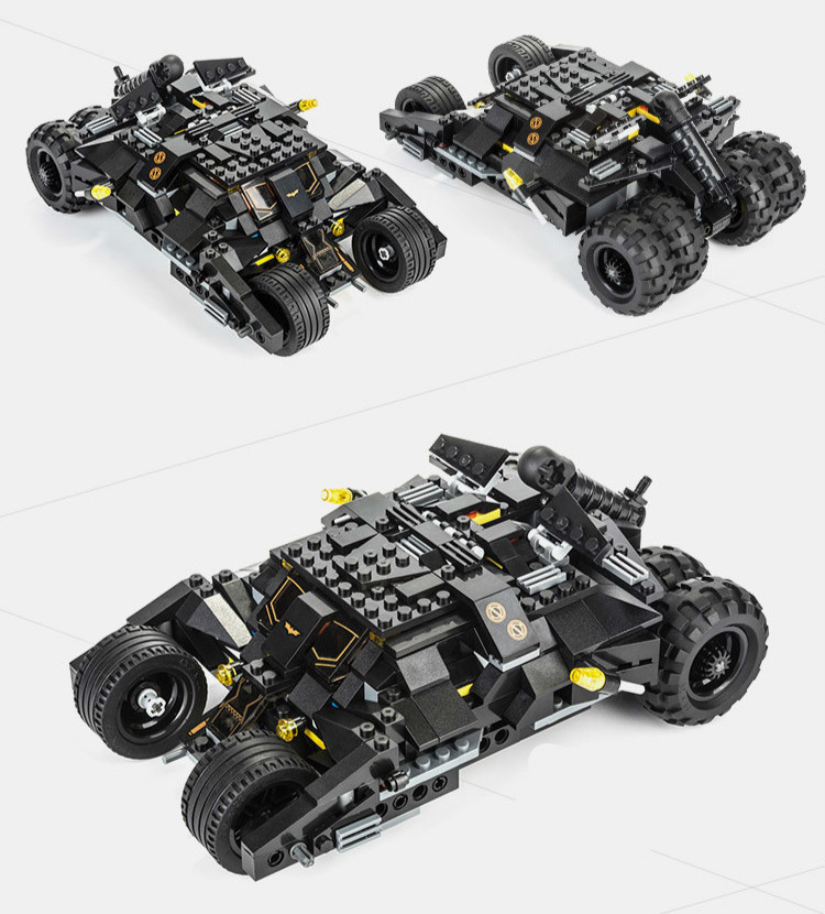 325PCS Batman Race Truck Car The Dark Knight Building Blocks Set Minifigs Fit Lego NO BOX DL7105