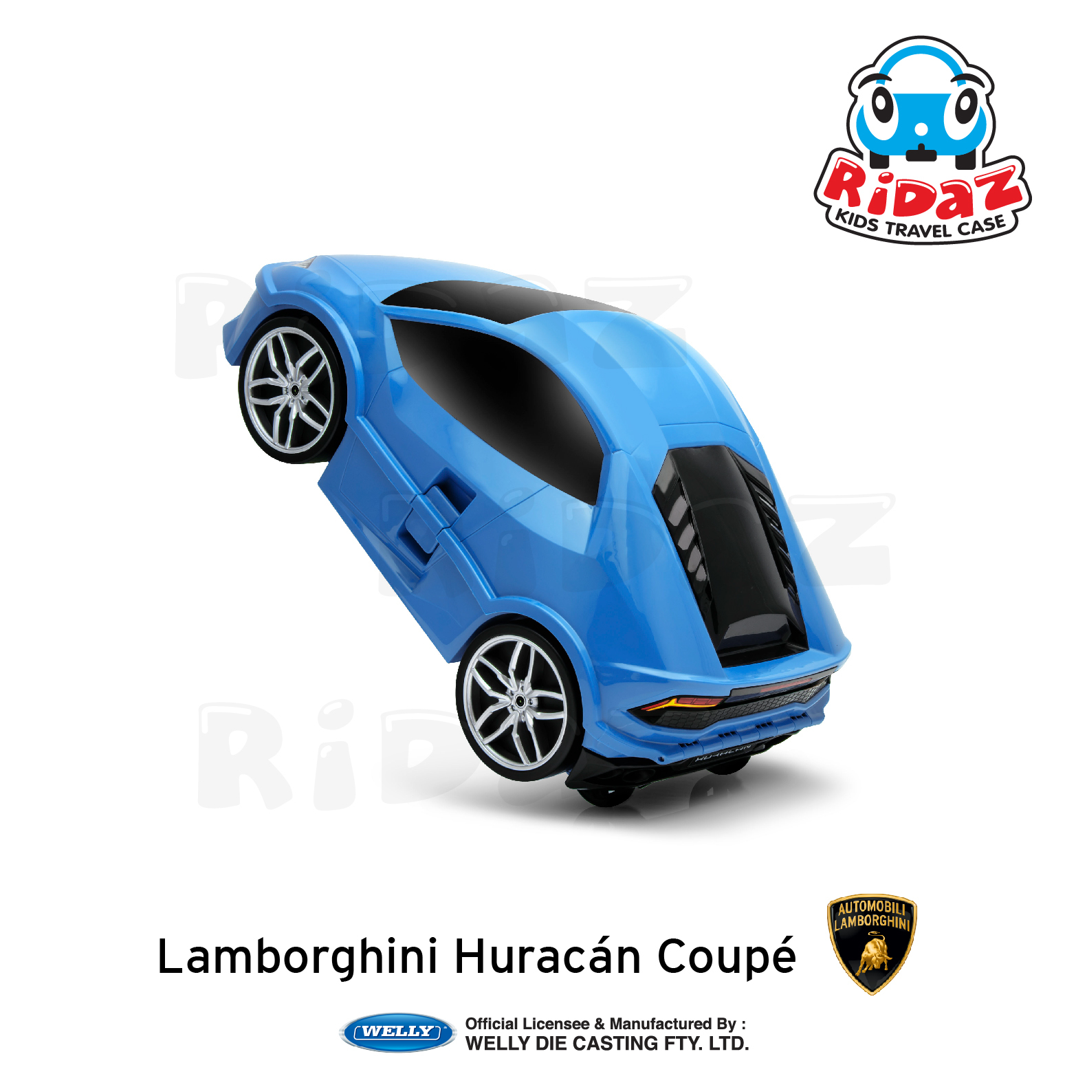 林寶堅尼汽車兒童行李箱-91002-藍色