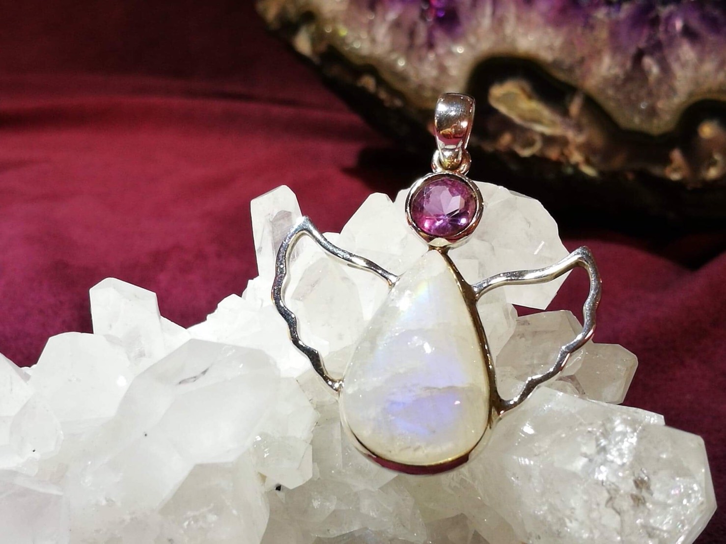 大天使月光紫晶墜（已售完）