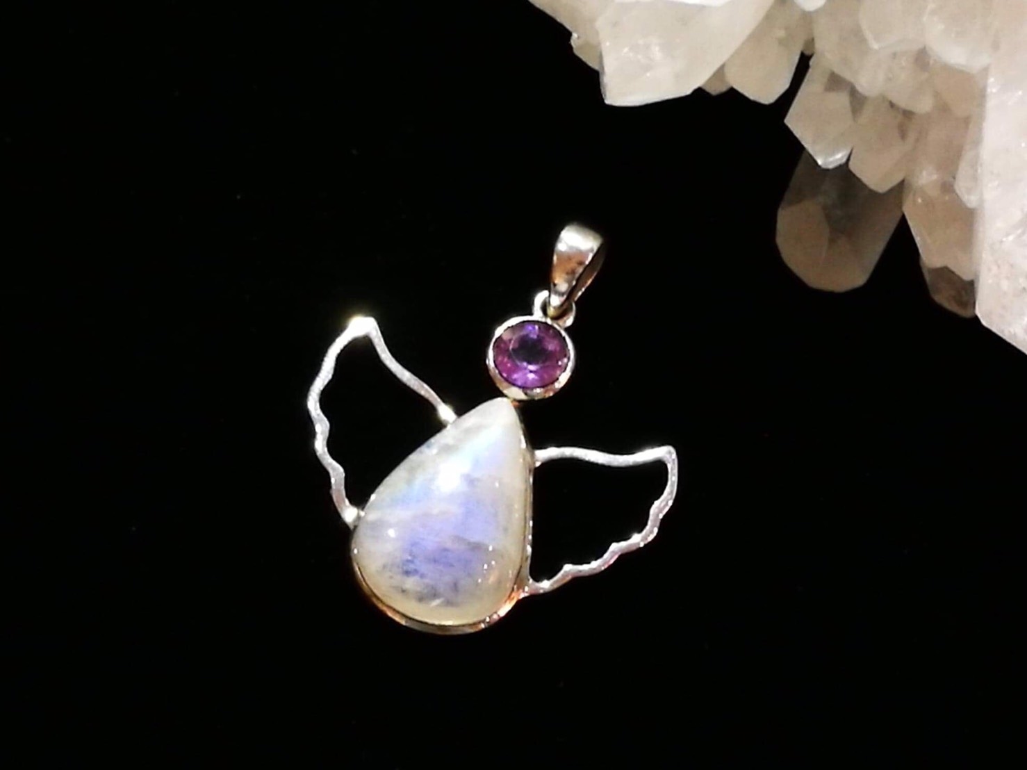 大天使月光紫晶墜（已售完）