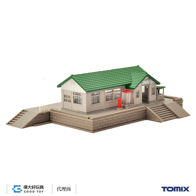TOMIX 4202 Wooden Station Building Set (Green)