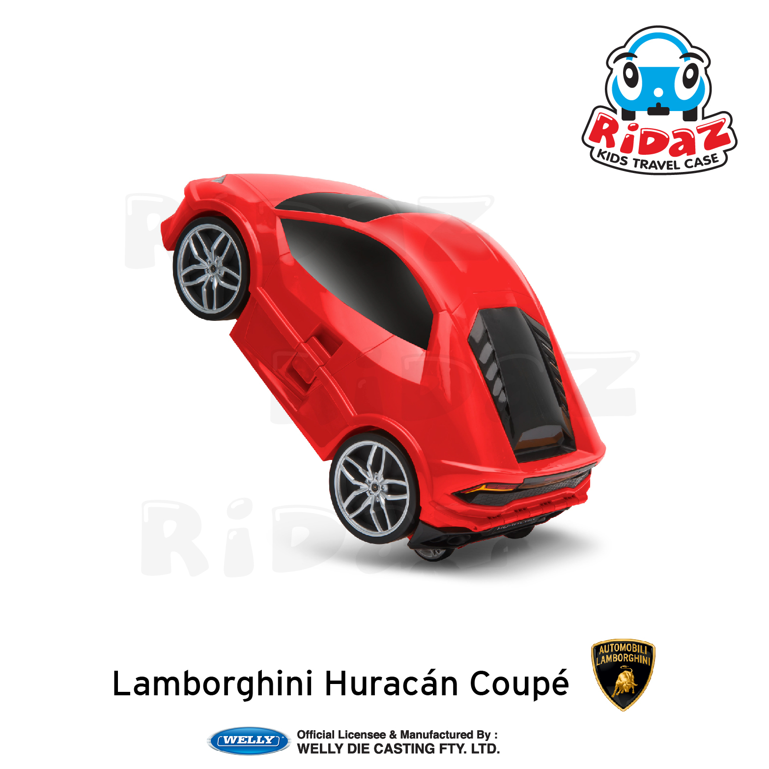 林寶堅尼汽車兒童行李箱-91002-紅色