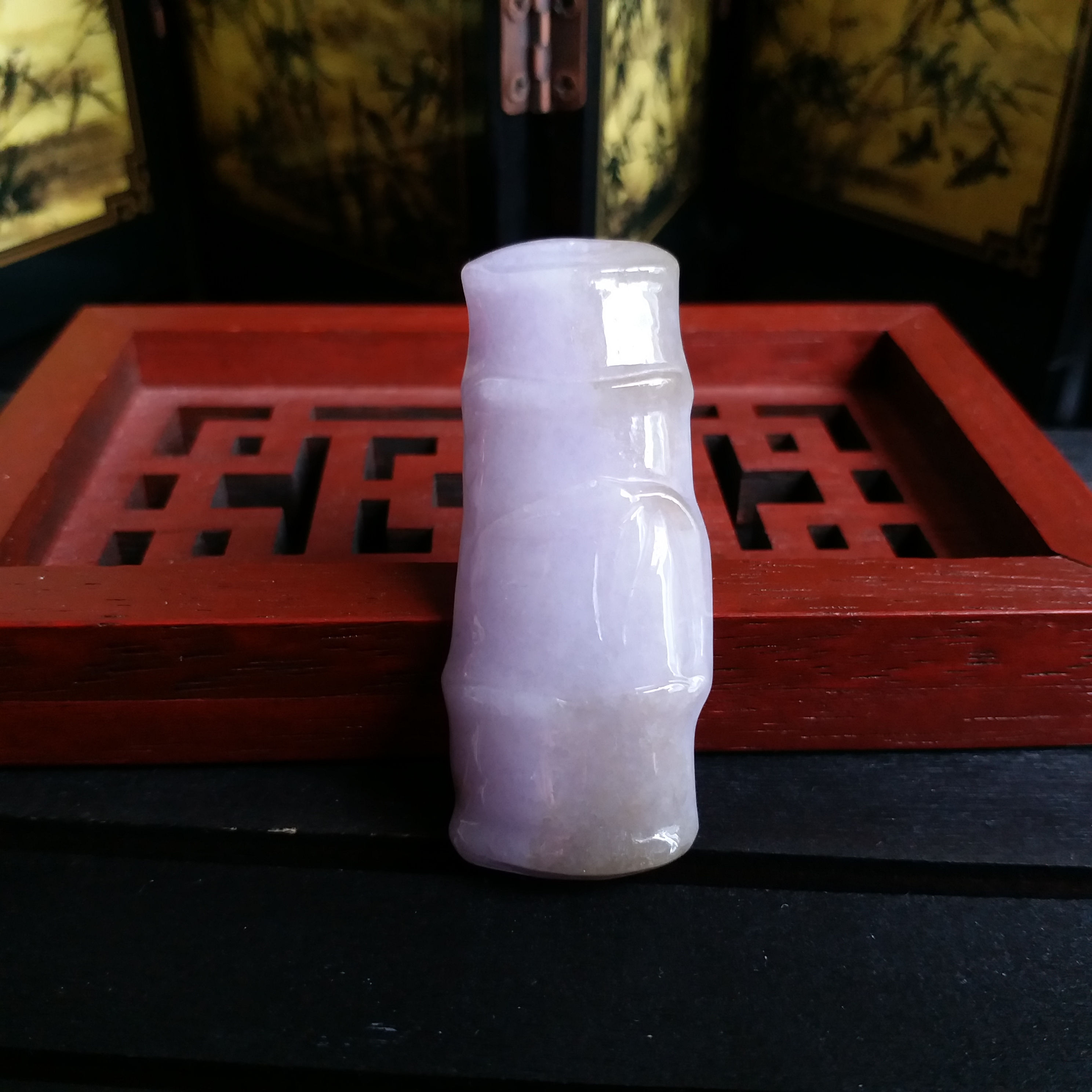 P1411043 翡翠紫羅蘭竹步步高升