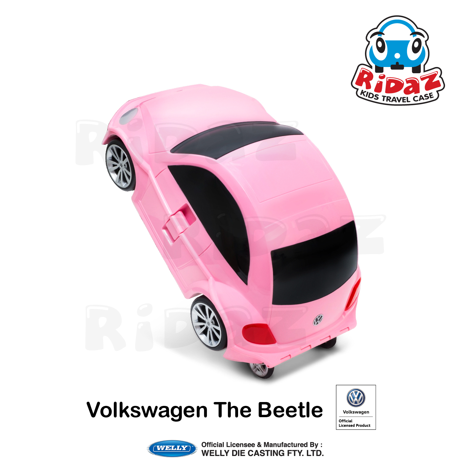 福士甲殼蟲兒童行李箱-91003-粉紅色