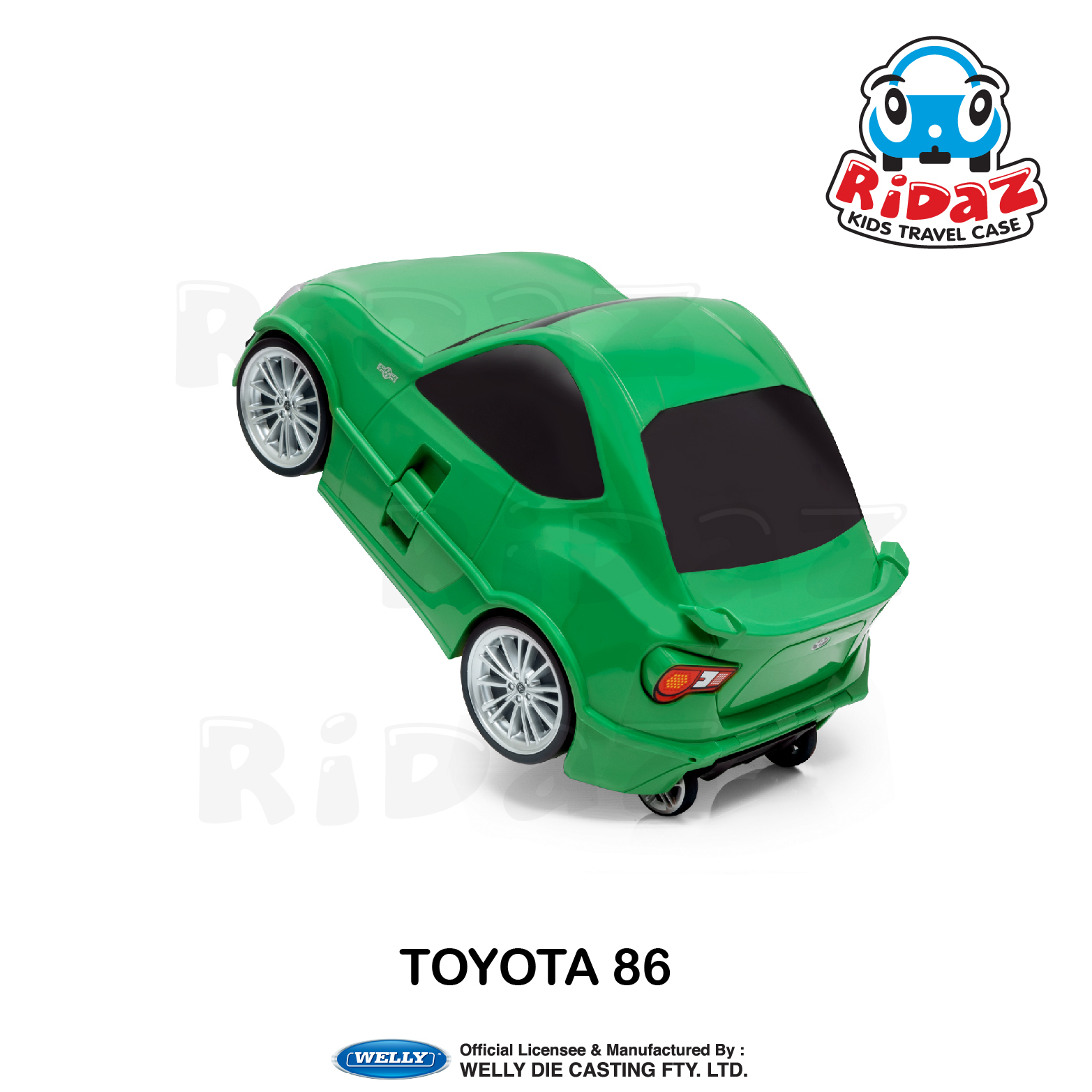 豐田86兒童行李箱-91005-綠色