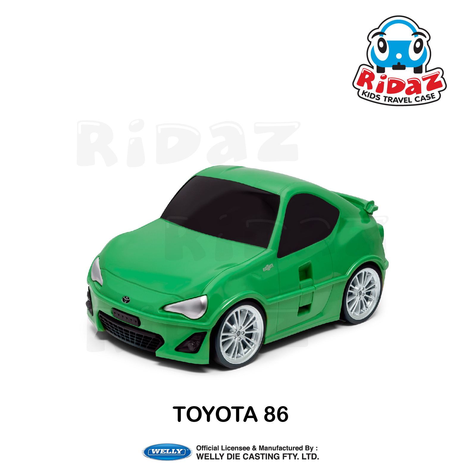 豐田86兒童行李箱-91005-綠色
