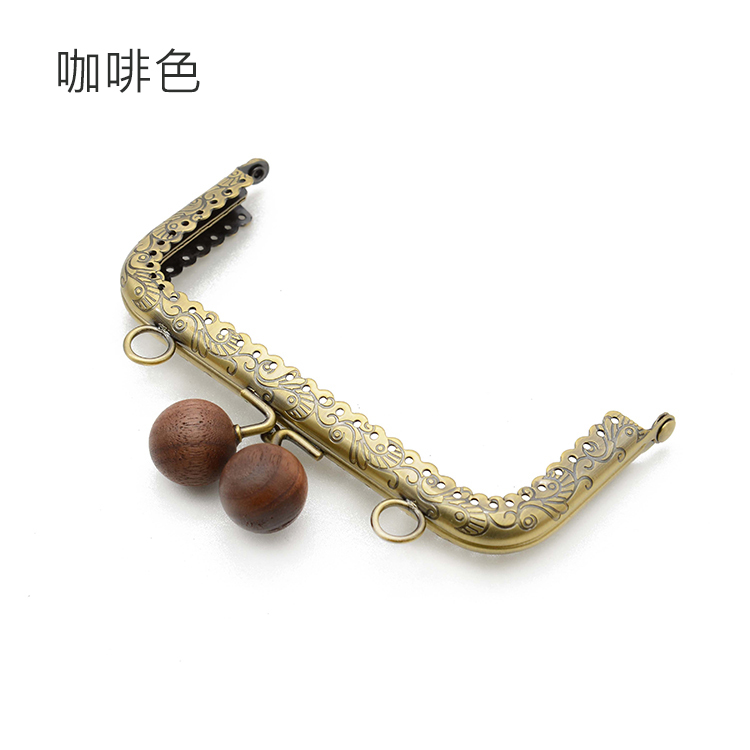 12.5公分ㄇ形花邊木珠口金【買口金送紙型】