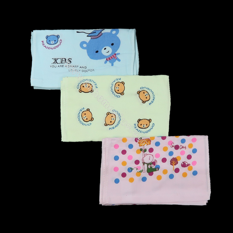 6條裝 紗布印花童巾 4110231