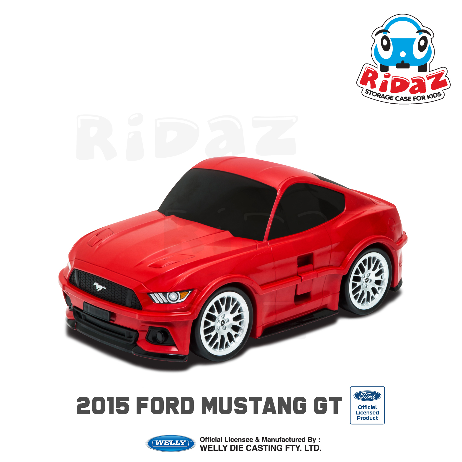 2015 福特野馬GT兒童行李箱-91006-紅色