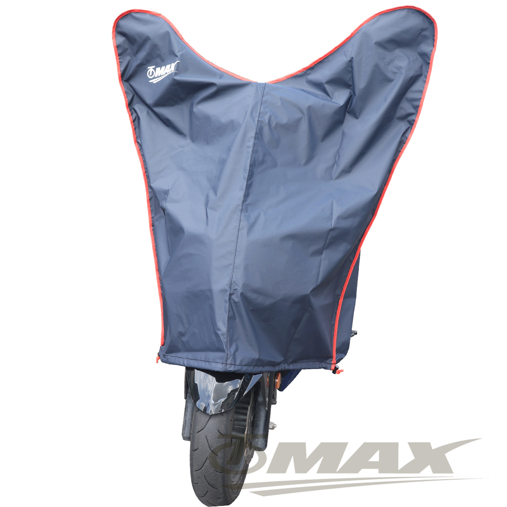 限時↘OMAX加大版尊爵機車龍頭罩M-藍黑 破盤下殺 OMAX歐妹思購物網