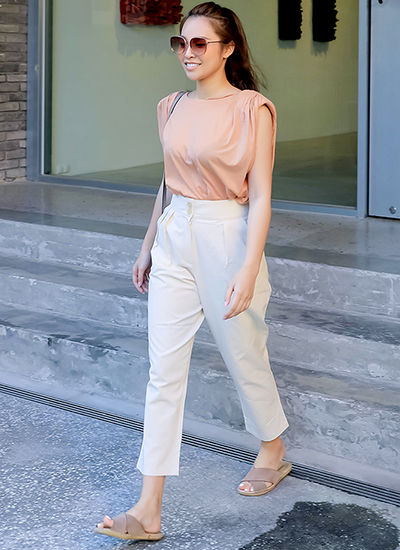 [現貨] 雙釦西裝老爺褲(卡其) [ M ]