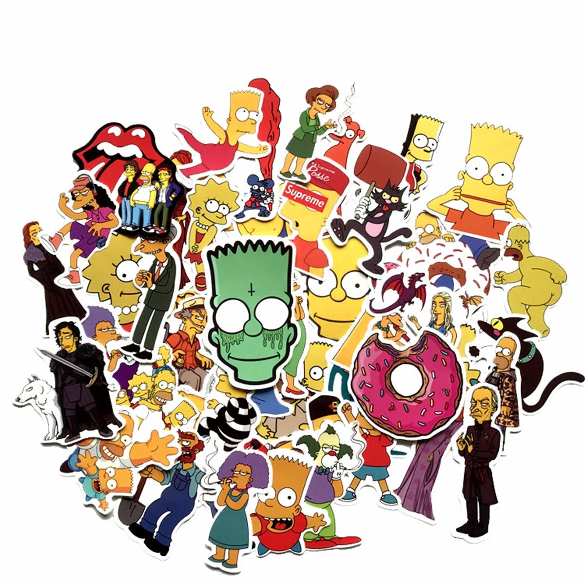 The Simpsons 辛普森家庭 Sticker Pack 超值貼紙50入組合包