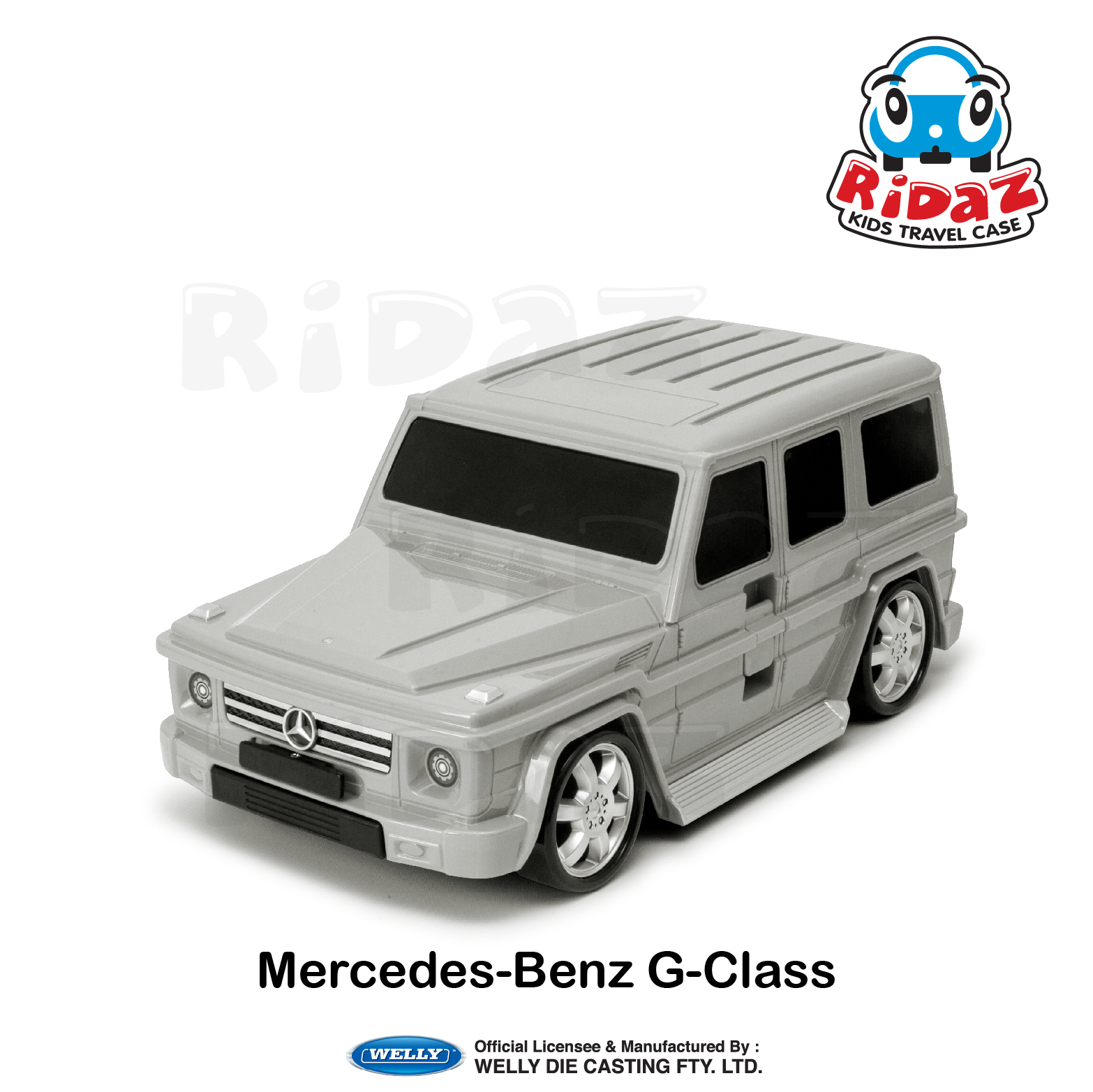 奔馳兒童行李箱-91009-灰色