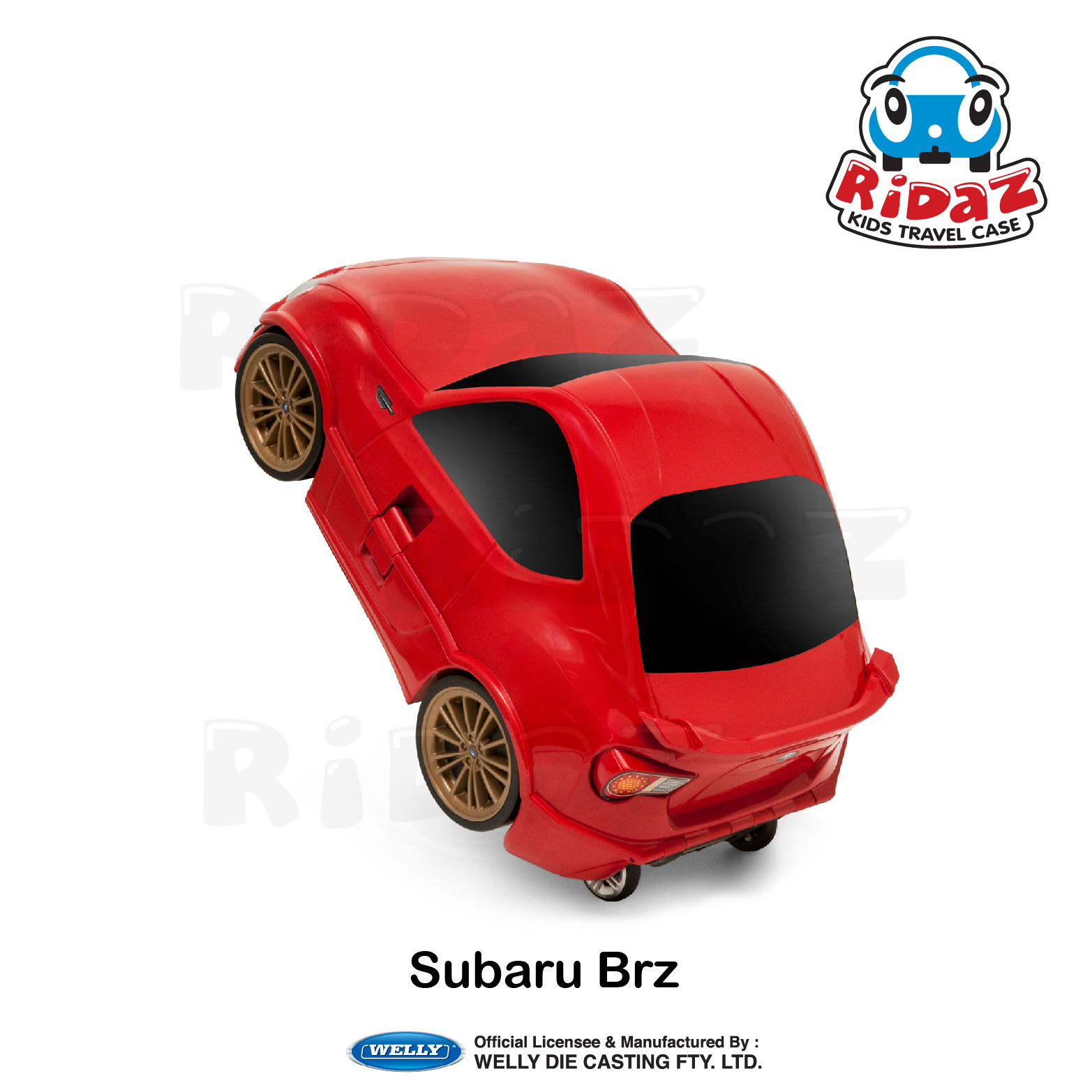 斯巴魯BRZ兒童行李箱-91010-紅色