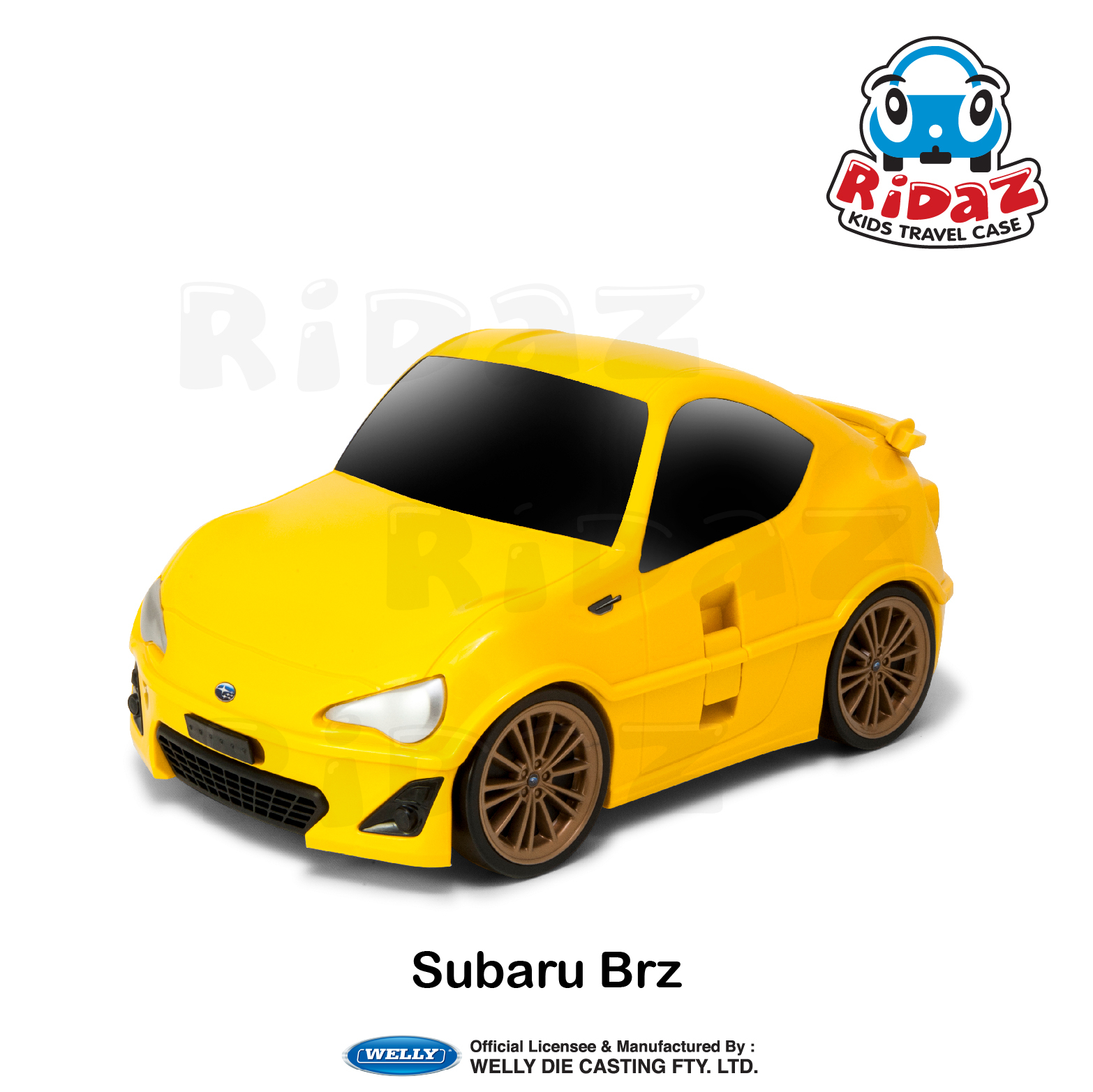 斯巴魯BRZ兒童行李箱-91010-黃色