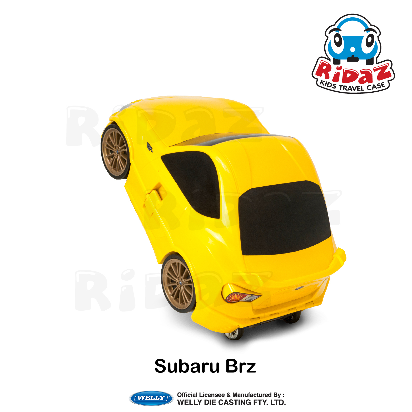 斯巴魯BRZ兒童行李箱-91010-黃色