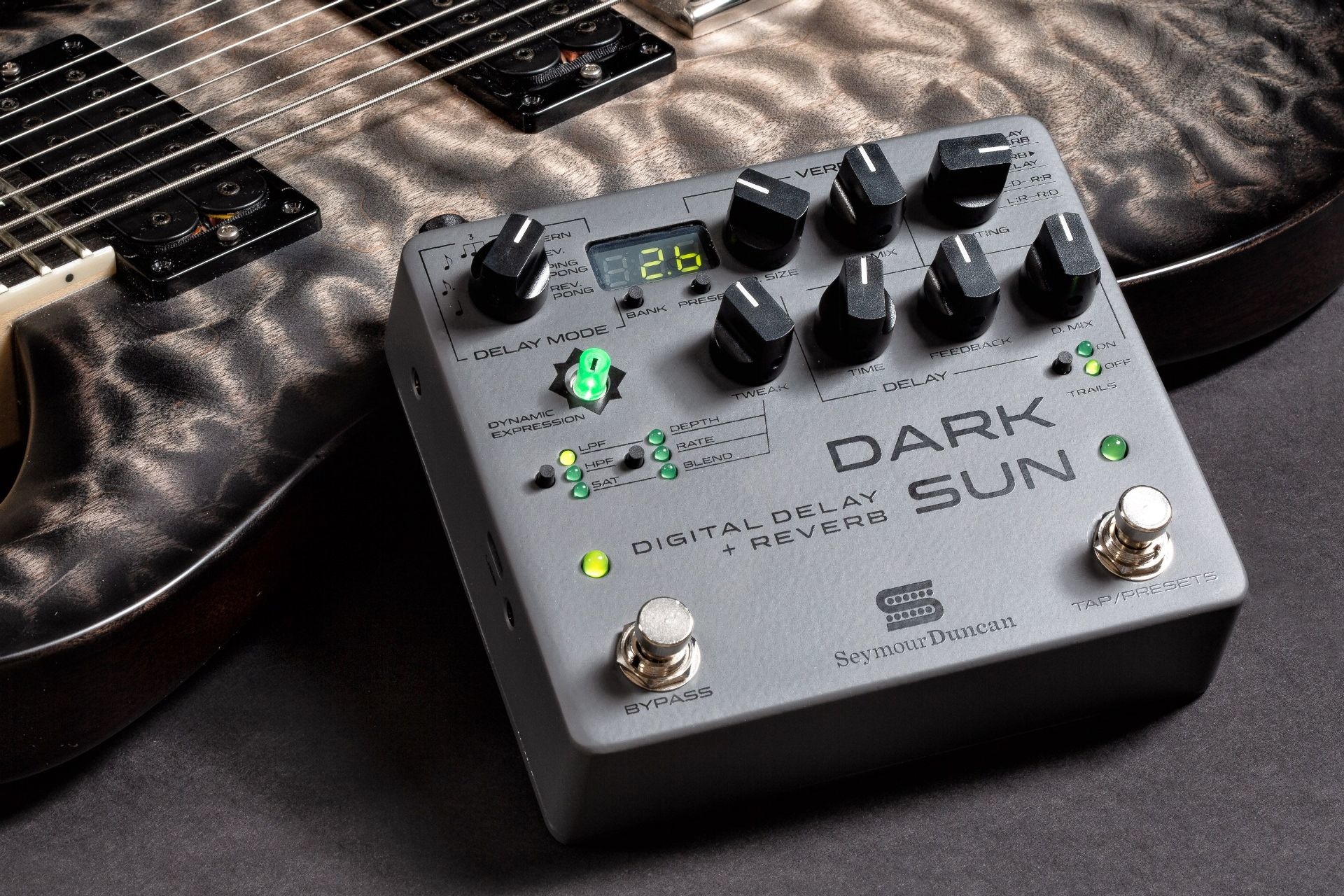 Seymour Ducan 2019 Dark Sun Delay+Reverb 單顆 效果器