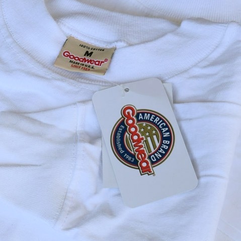 Goodwear素T品牌，從原料到衣服製成及包裝，皆由美國製造