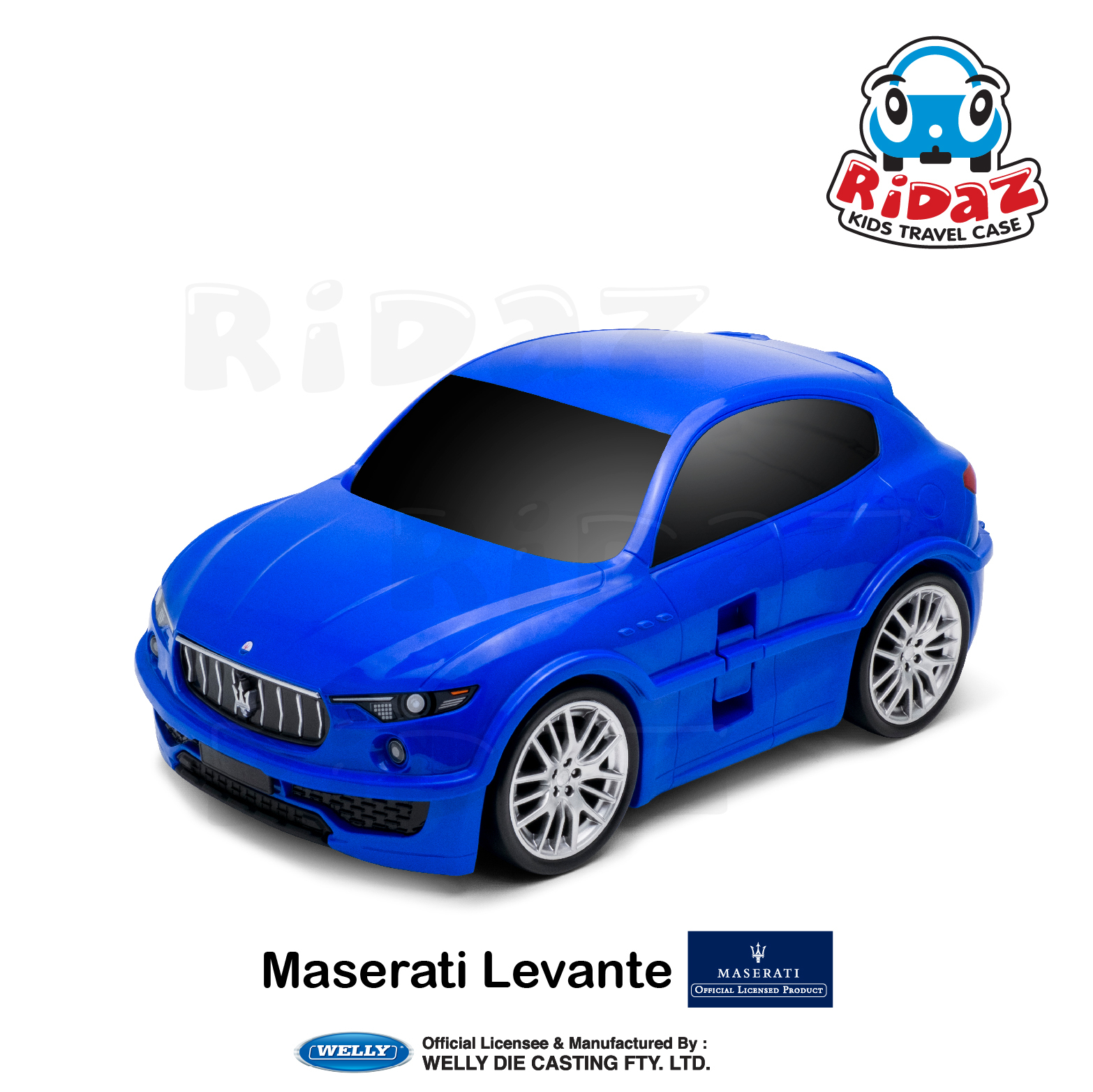 瑪莎拉蒂萊兒童行李箱-91011-藍色