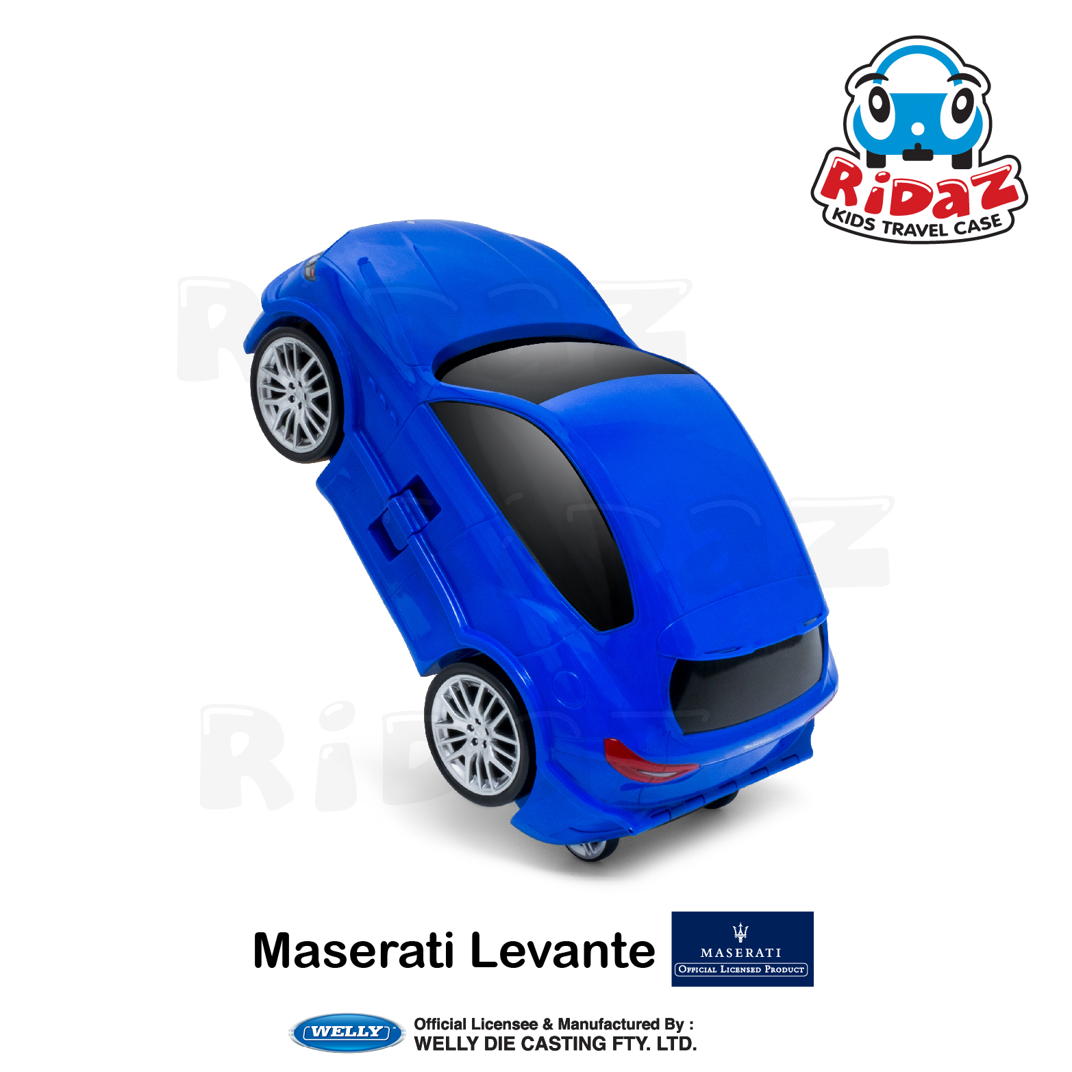 瑪莎拉蒂萊兒童行李箱-91011-藍色