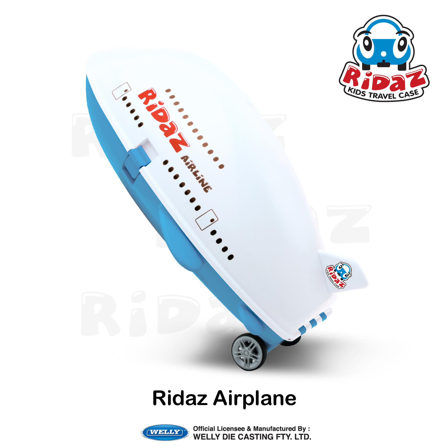 Ridaz 飛機兒童行李箱-91014-白色