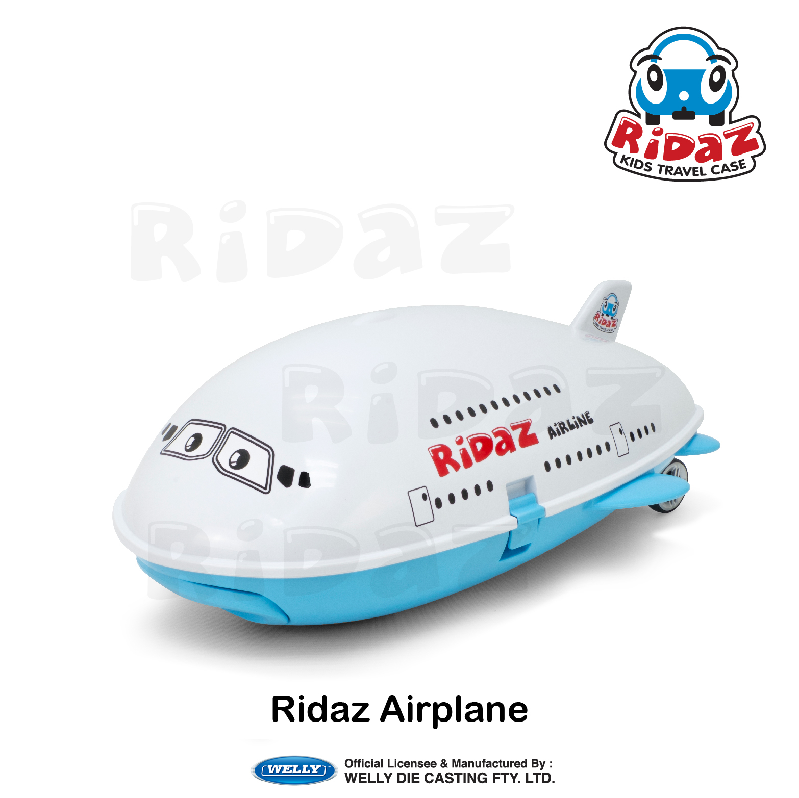 Ridaz 飛機兒童行李箱-91014-白色