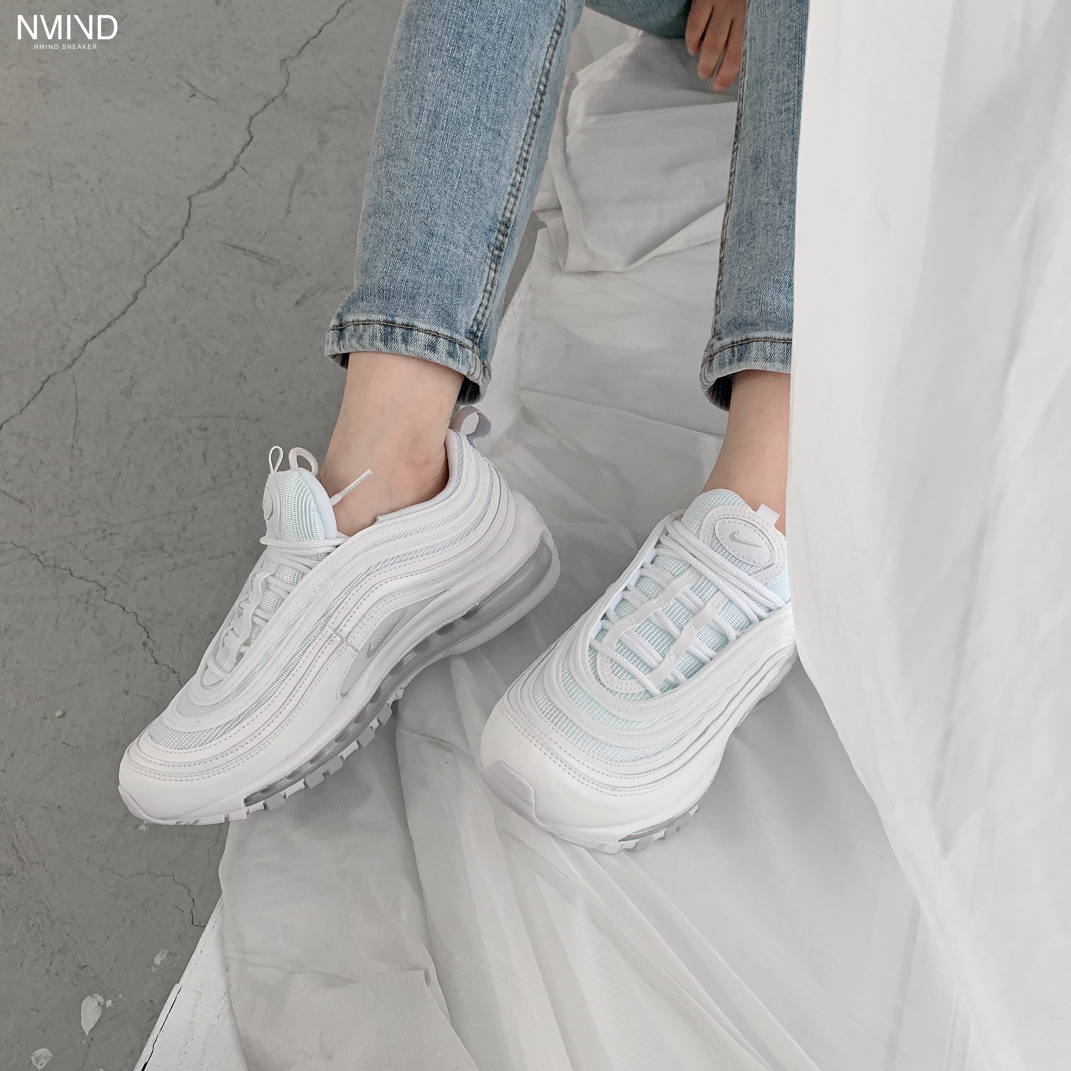 nike white air max 97