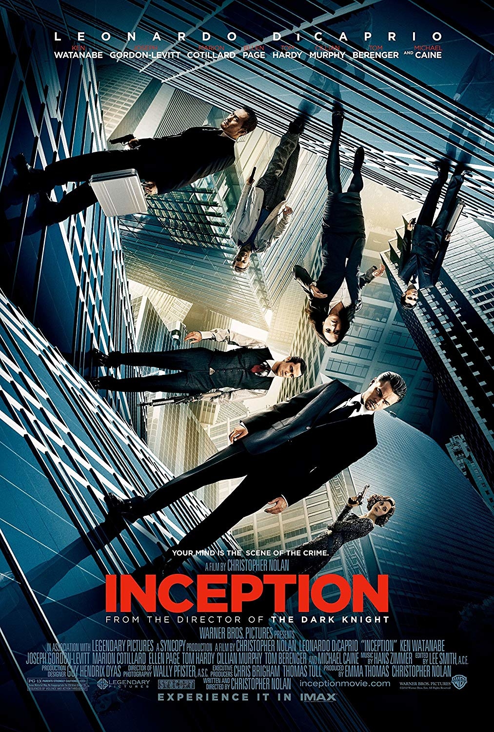 全面啟動 Inception (2010) 美國原裝進口捲筒海報 30 x 46cm