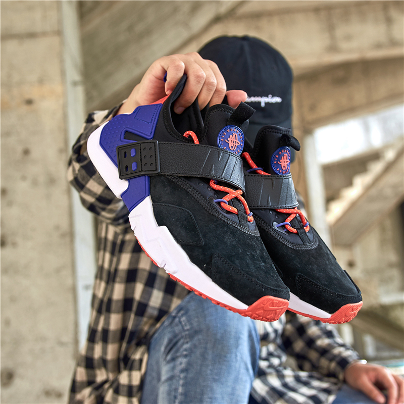 Nike Air Huarache Drift PRM 黑紅藍 武士鞋  (男生)