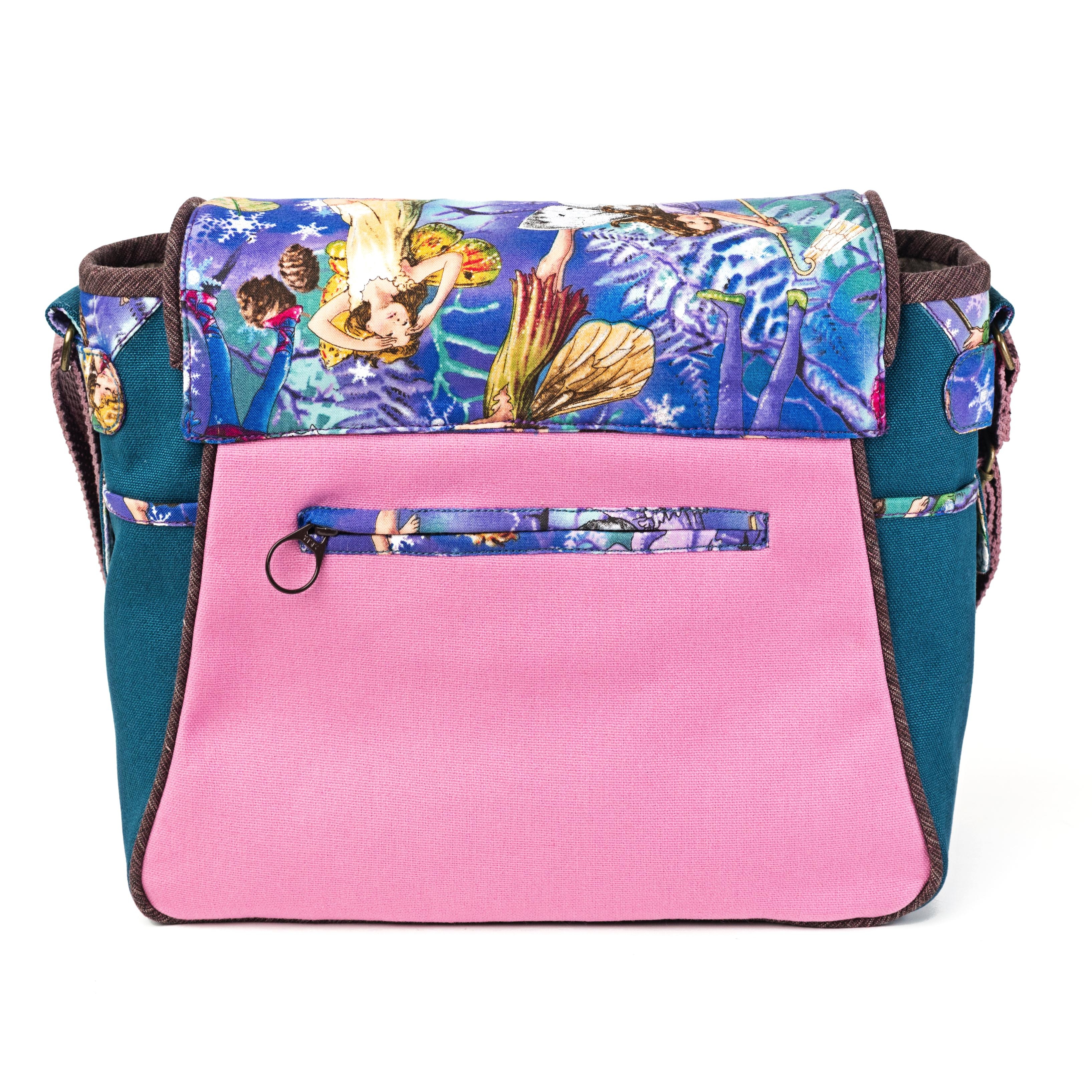 藍色花語側背包(材料包)