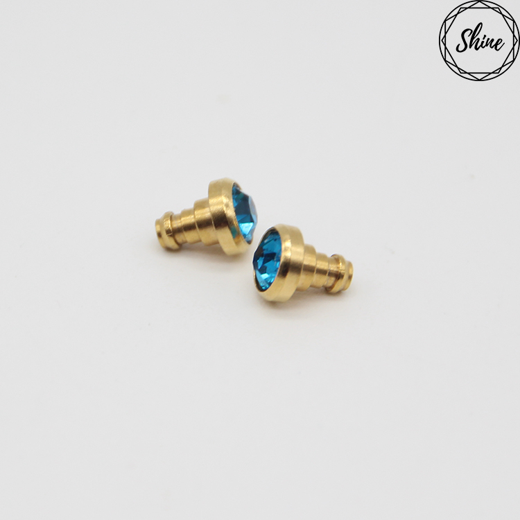 GWF-D1000 客製金X深藍閃石 蛙人錶殼裝飾面釘