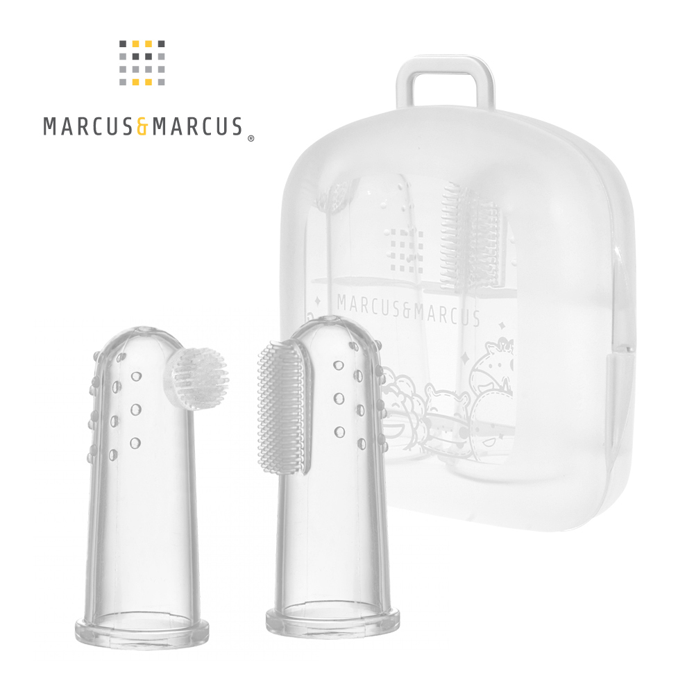 Marcus&Marcus 指套乳牙刷2入組(含盒)