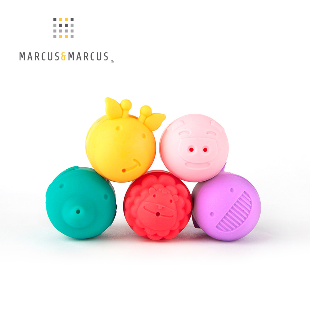 Marcus&Marcus 動物樂園矽膠噴水洗澡玩具