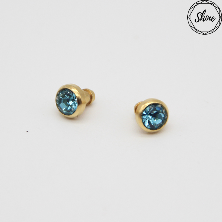 GWF-D1000 客製金X淺藍閃石 蛙人錶殼裝飾面釘