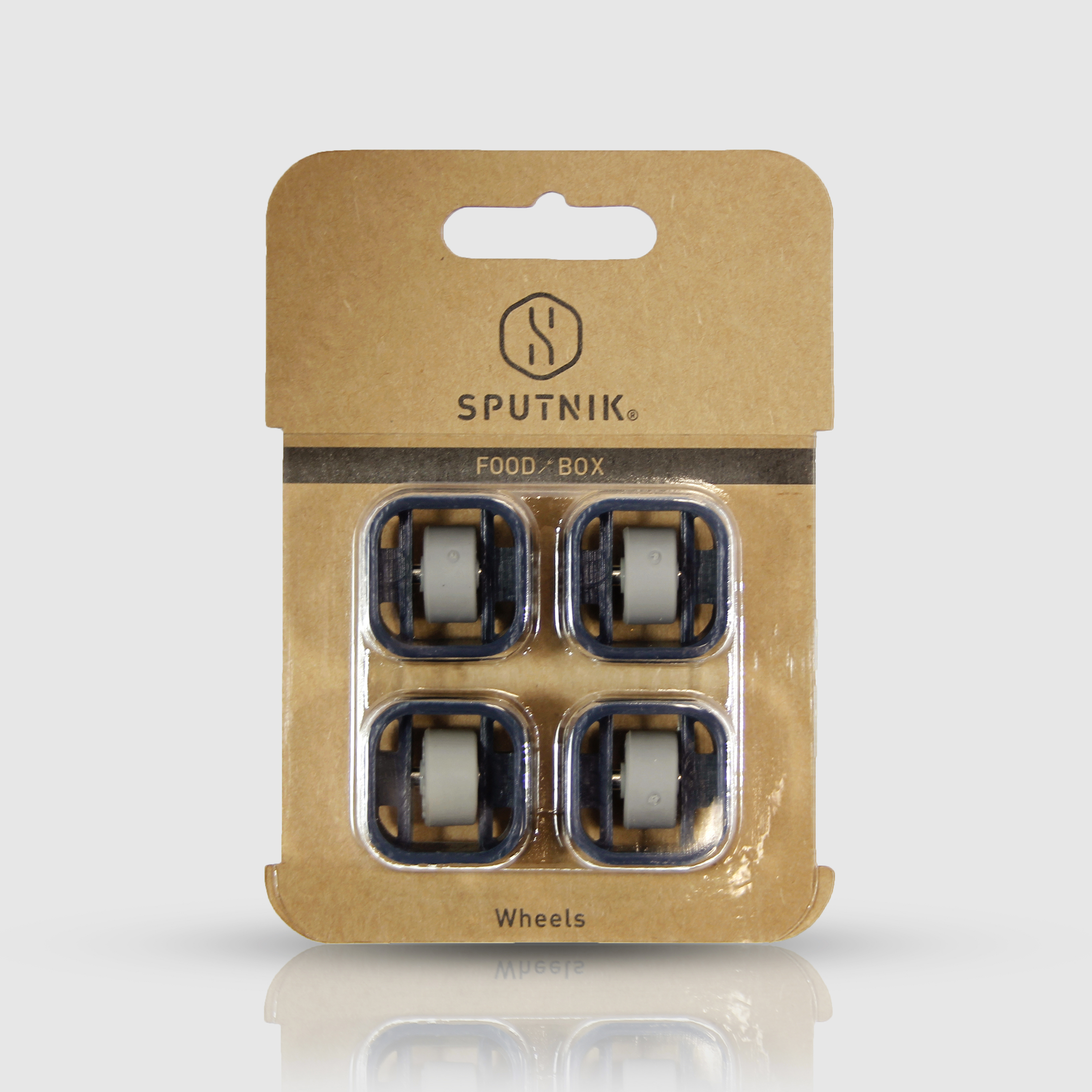 機能飼料箱︱輪組 - 藍