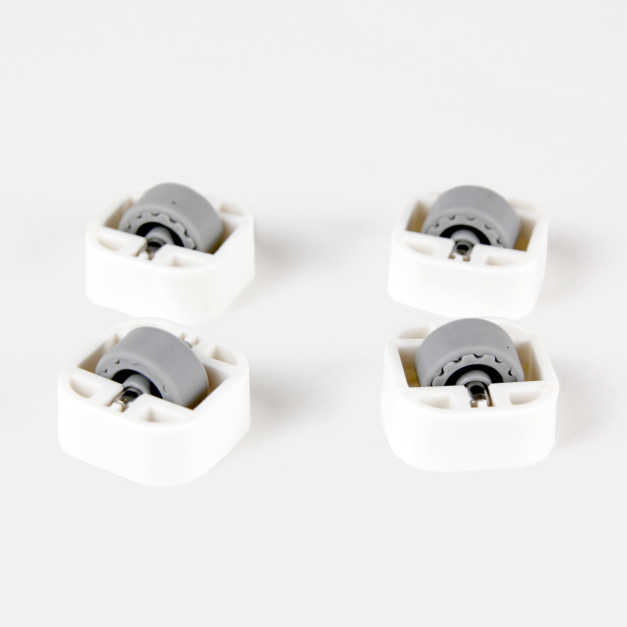 機能飼料箱︱輪組 - 白