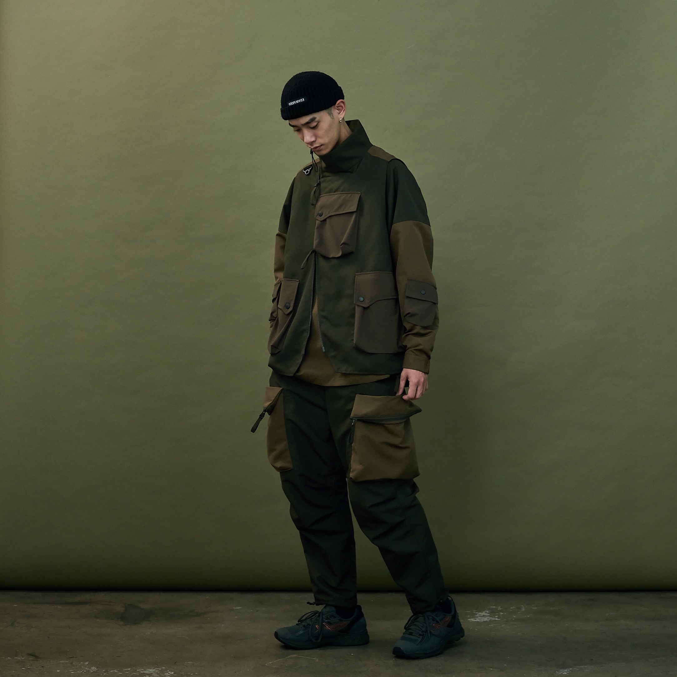 GOOPiMADE × WISDOM Anorak Jacket GOOPiMADE x WISDOM CHAOS Functional Anorak Jacket - Bla