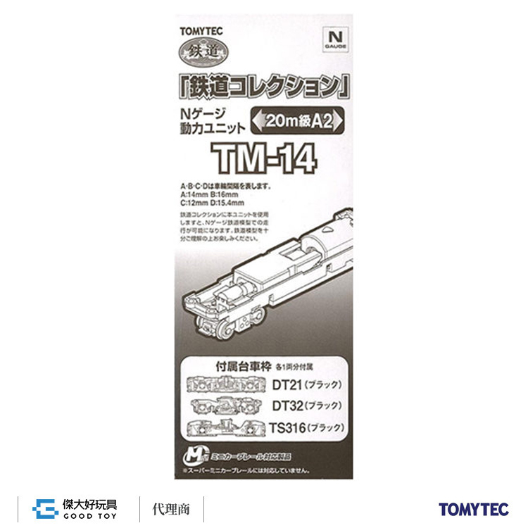 TOMYTEC 259640 鐵道系列 動力 TM-14 (20m級用A2)