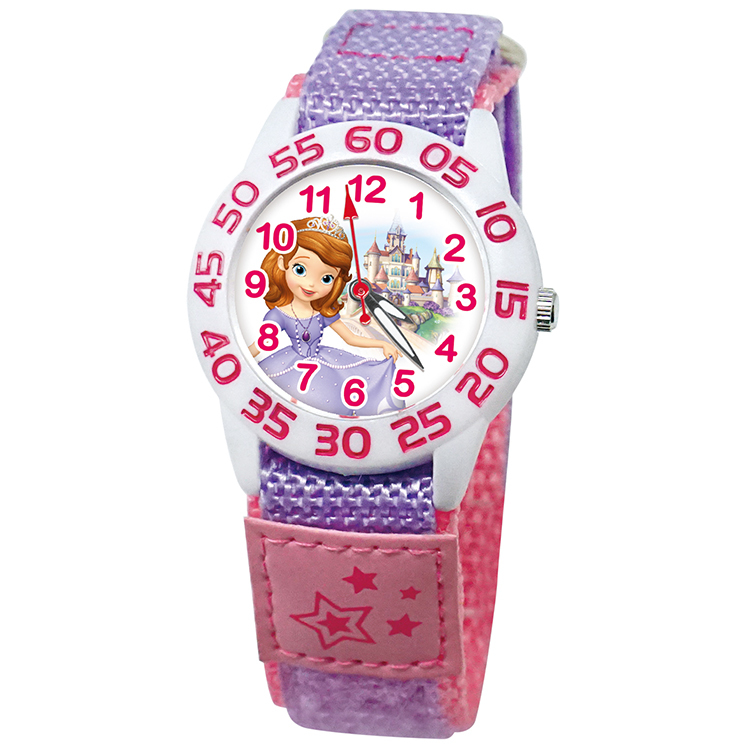 【迪士尼】蘇菲亞小公主休閒織帶手錶 (16)