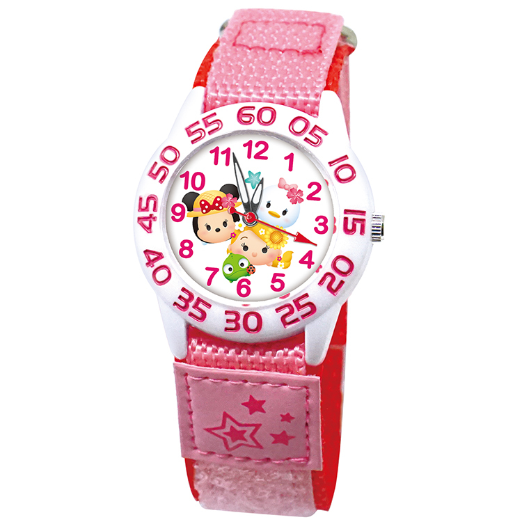 【迪士尼】夏日TsumTsum休閒織帶手錶 (04)